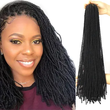 SC Soft Deadlocks Sister Locks Afro Crochet Braids Ombre Color 20 Inch Blonde Synthetic Hair for Women Faux Locs Crochet Hair