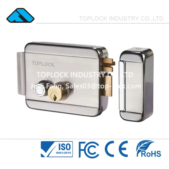 Quickset Electronic Lock 12v Door Lock Rim Lock with Double-end Cylinder