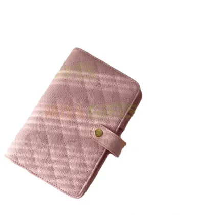 Attractive Bon Leather Perfume Portfolio Red RFID Book Cover 7x9