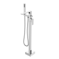 Freestanding floor-standing brass shower