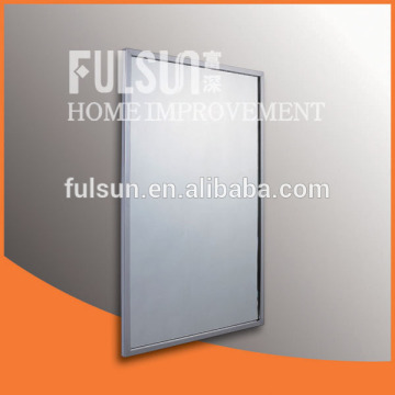 Modern Wall Mounted Stainless Steel Frame Bathroom Decorative Mirror with frame