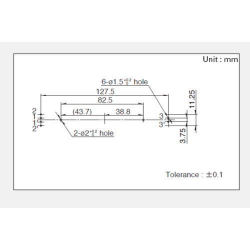 Schiebepotentiometer der Serie RSA0N