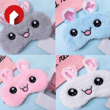 Gülümseyen Tavşan Göz Maskesi