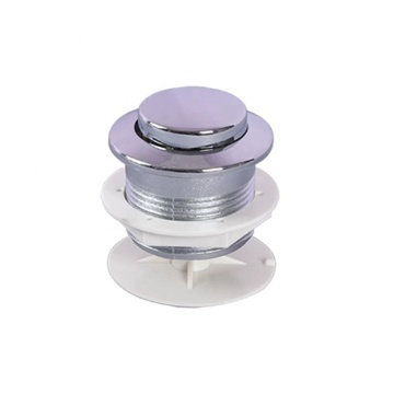 Bouton de chasse à la citerne de toilette - Bouton poussoir HA101-4 38 mm pour le placage chromé HB4018