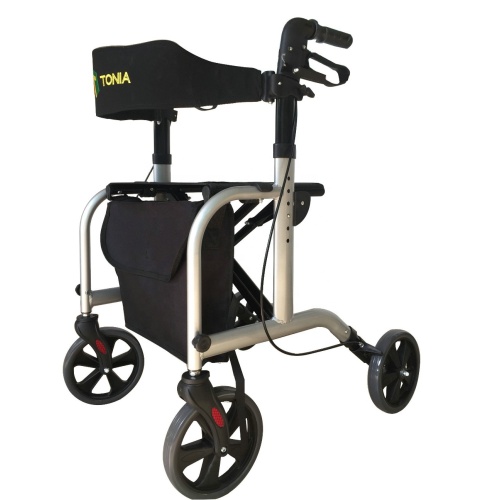 TONIA Aluminum Walker and Walking Aid with Seat