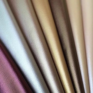 Embossed Lichee Pu Faux Leather Fabric untuk Menjahit