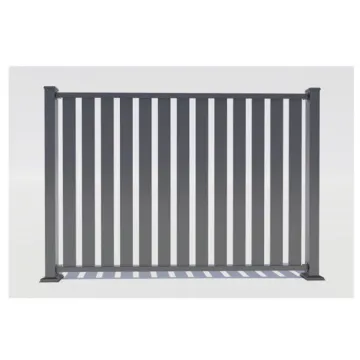 black aluminum fence aluminium slat fencing