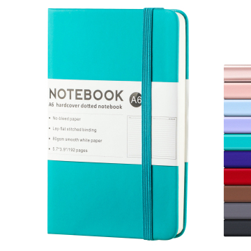 Bán buôn tùy chỉnh A5 PU Diary Notebooks với dải đàn hồi và in logo thương hiệu