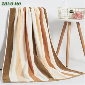 90*180cm Large Terry towels stripe Cotton Bath Towels for adults Couple gifts Sheets Hotel spa Super Absorbent Towel Bathroom