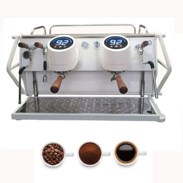 OEM Eledric Espresso Coffee Machine Italy Style Automatic Steel Steel Coffee Maker 10L 2 MACK COFFEE