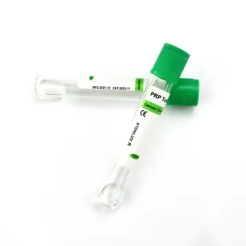 Tube PRP pour la collecte de chlorure de calcium plasmatique