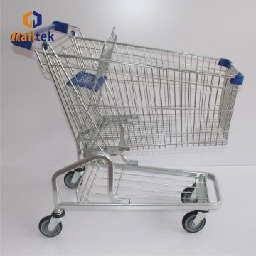 Supermarket 150L Blue German Shopping Trolley