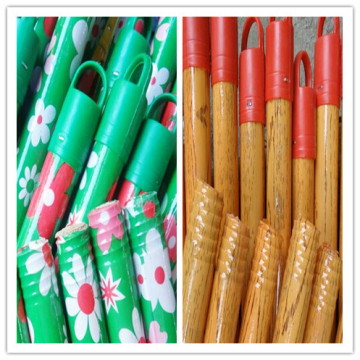 PVC coated metal broom handle with Italy/American thread(MP-SP)