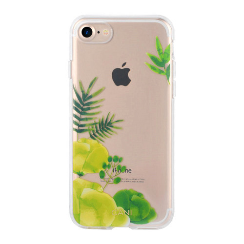 Transparent TPU Case for iPhone7 with Plants