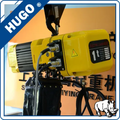 1 Maxload Brand ton chain hoist with Motor Trolley