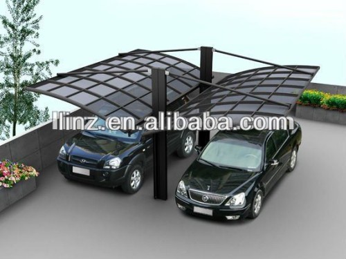 2016 Hot sale best aluminium alloy frame carports with RoHS certifictated