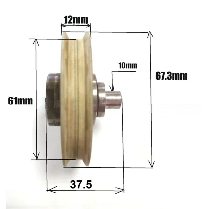 EDM Sodick Parts: Ceramic Pulley Wire Guide S461 S002 (Original Code 3051799) for Sodick Low Speed Machines