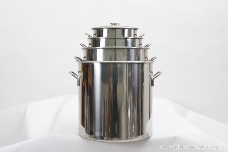 Material de acero inoxidable Pot de stock grande