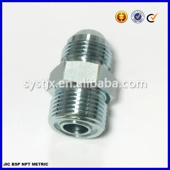 Carbon steel ORFS threaded hydraulic adapters