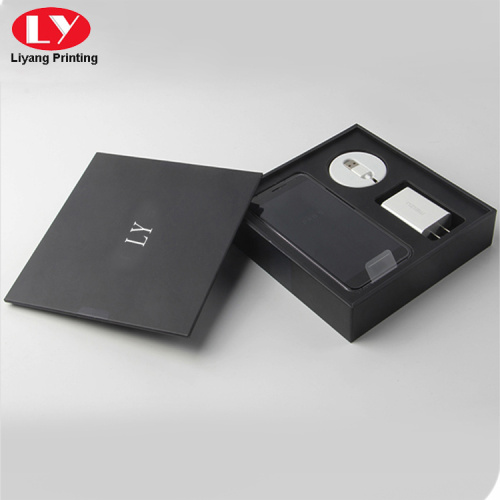 Black Cellphone Accessories Packing Box