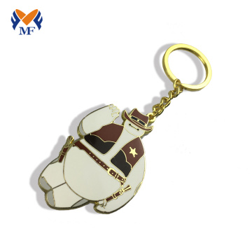 Metal custom logo cheap diecast keychains