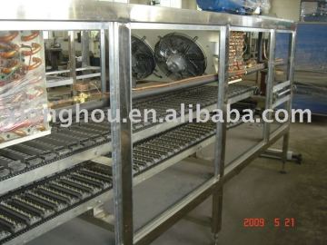 cooling tunnel for lollipop depositing forming production line