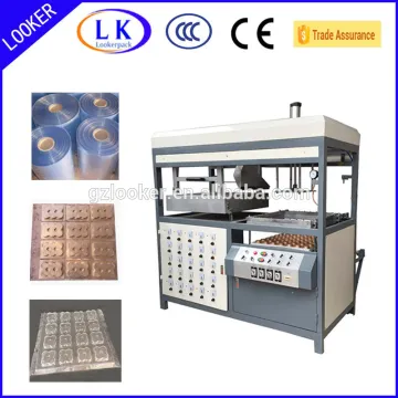 Blister vacuum forming machine for scourer packing