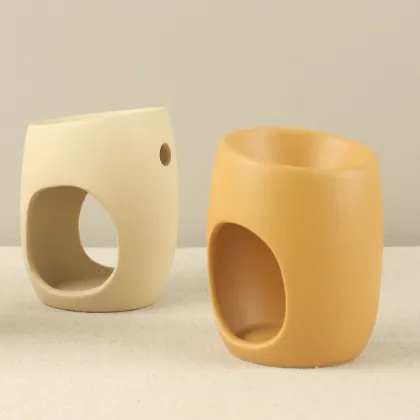 Beige Brown Ceramic Aromatherapy Essential Oil Diffuser