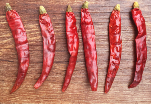 Cabai Chaotian Kering dengan warna merah