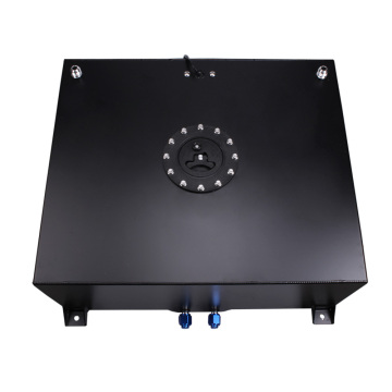 80L Universal Aluminium -Kraftstofftank - Spiegelpolitur mit Kappe, Schaum und Sensor