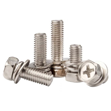 Eksternal Hexagonal Cross Three Combination Machine Screw