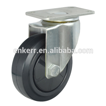 medium duty caster wheel,swivel,rigid,and swiverl bracket rubber caster