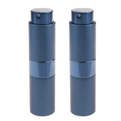 2Pcs Glass Perfume Scent Aftershave Bottles Refillable For Women Men