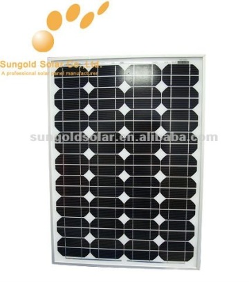 Mono 50w solar panel for small size