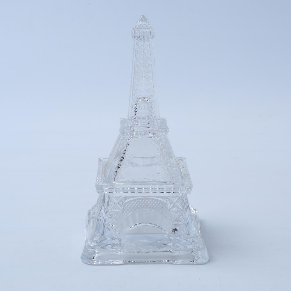 Eiffel Tower Shaped Glass Jar