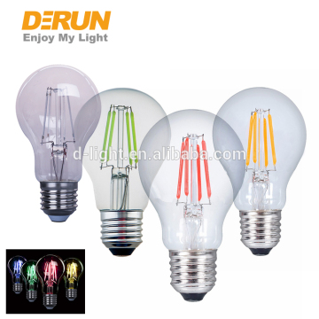 RVB A60 LED Filament Bulbe 4W Faire pousser la lumière pour les fruits de dragon / pitaya avec couverture transparente en verre