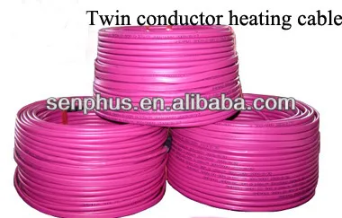 Electric heating cable for floor heating