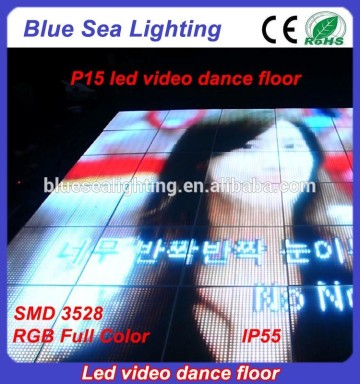 Dance floor foraliexpress high quality led dance floor viedo