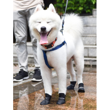 Bottes de chien Chaussures de compagnie de silicone réutilisables