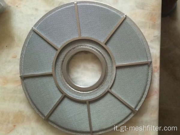 Filtro del disco fogliare per la produzione di film polimerici