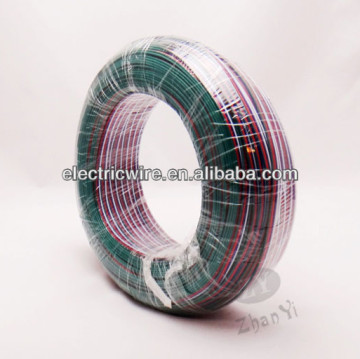 4 cores flat wire rainbow electric wire