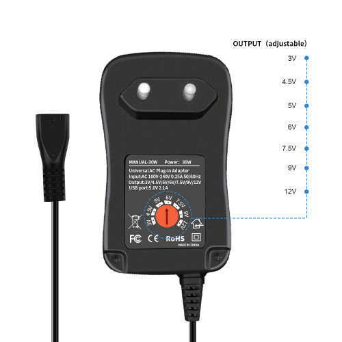 Manual de 30w Manual Universal Mount Adapter Charger