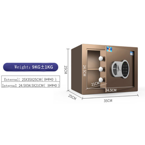 Borui25j Small Password elettronica montata a parete sicura