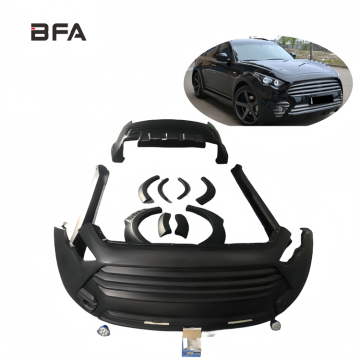 Infiniti FX35 QX70 Body Kit: Front and Rear Bumpers, Wide Body Wheel Eyebrow Fenders