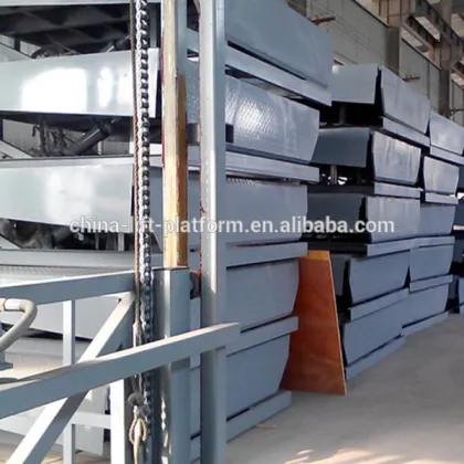 Hydraulic edge of dock leveler car ramps