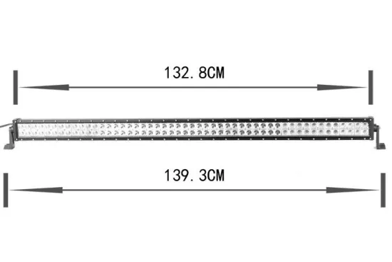 High Power 300w Automotive Led Light Bar 52 Inch Double Rows Led Work Lighting