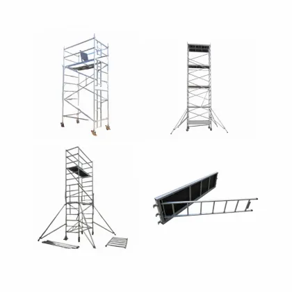 Alu-Ply Platform with Trapdoor and Ladder for Scaffolding