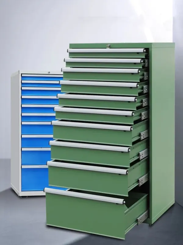Heavy-Duty Tool Chest Workbench with Rolling Trolley Drawers