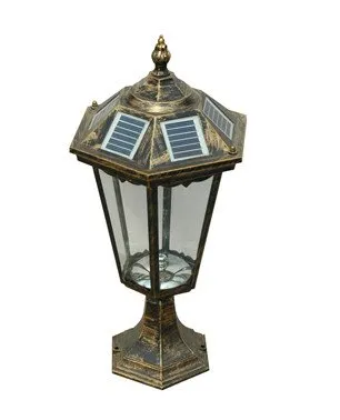 Led / Lvd 0.5w Multi Crystalline Silicon Solar Powered Fence Lamp Lights For Family, Villa