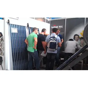 Suntask Heat Pipe Solar Collectors exhibition in 112th Canton Fair
